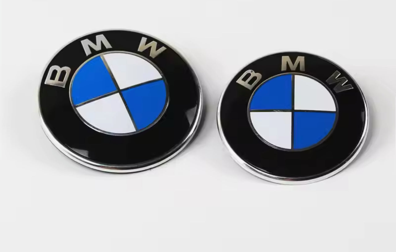 Emblème de capot avant et malle arrière BMW